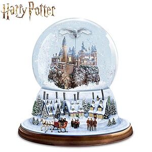 “I’d Rather Stay at Hogwarts” Rotating Musical Glitter Globe *NEW*